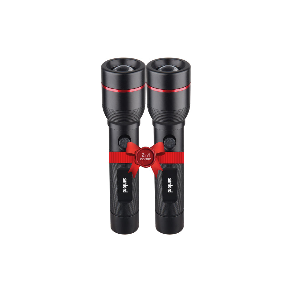 Sanford ELIPSE V2 Series Rechargeable ZOOM LED FLASH LIGHT 2 PCS COMBO PACK | SF4680SLC - buysanford